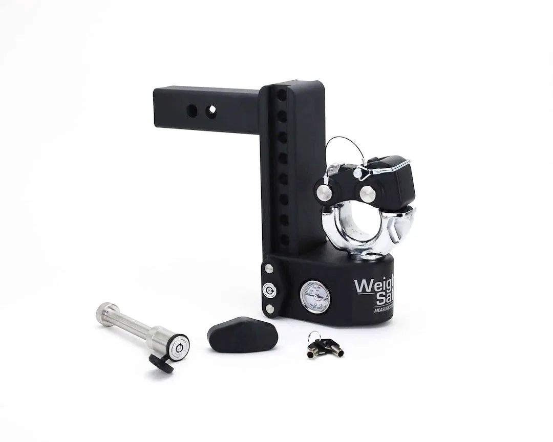 SWS8-2-PA-KA – WEIGH SAFE Pintle Hook, Fits 2 Inch Receiver 8 Inch Drop 15000 Pound Gross Trailer Weight Capacity Wit...